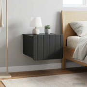 Mobiletto da notte a muro 2 pcs Nero 33 x 34,5 x 24 cm 898258