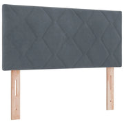 Testiera | Testata Grigio scuro 90 cm Velluto