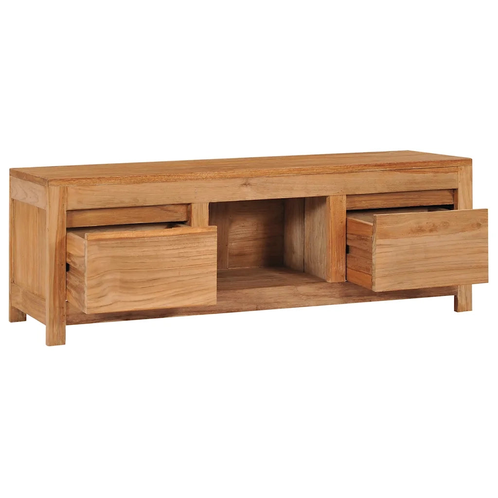 Mobile Porta TV 100x30x35 cm in Legno Massello di Teak 288900