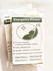 Debaraniento termico de copertura di emergenza sacco a pelo 140*210cm - 4 Pack - Copertura di emergenza - anche per ipotermia e ustioni