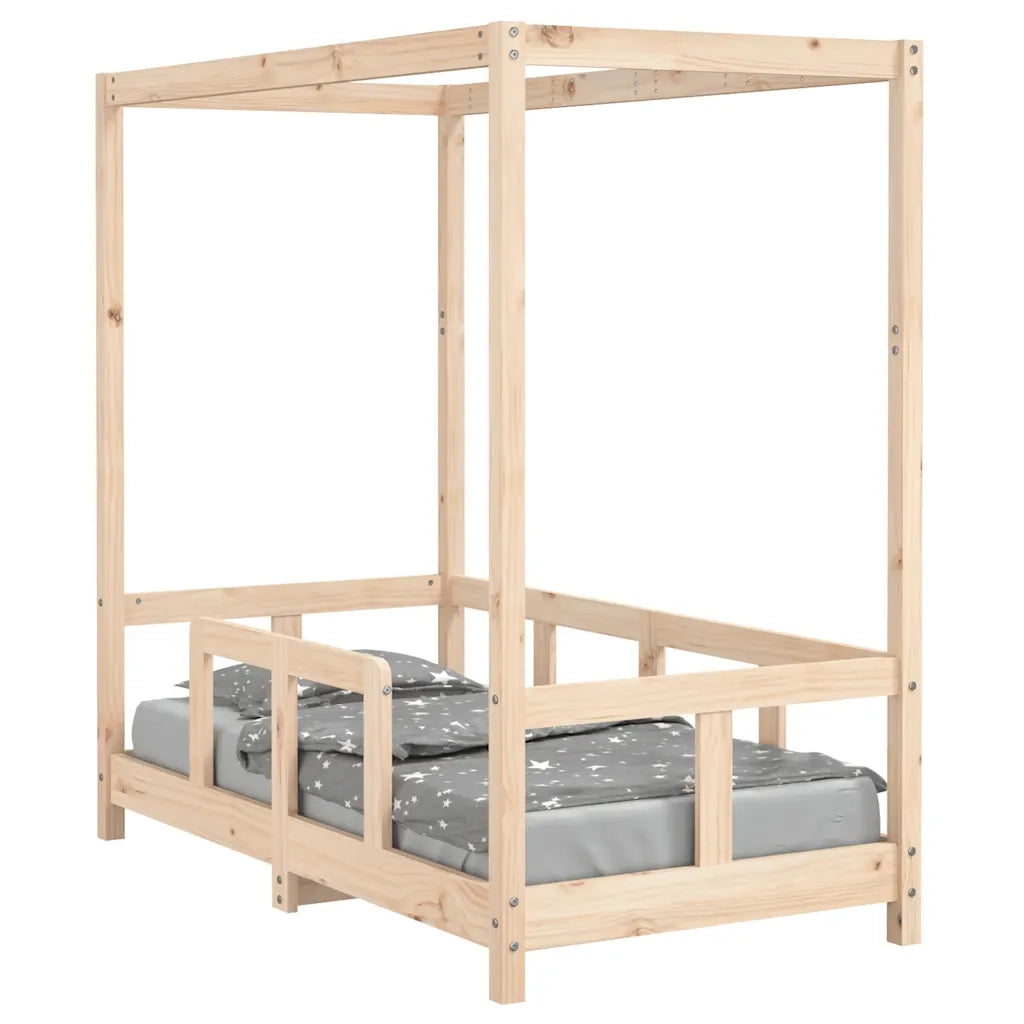 Giroletto per Bambini | Letto Infantile | Lettino 70x140 cm in Legno Massello di Pino