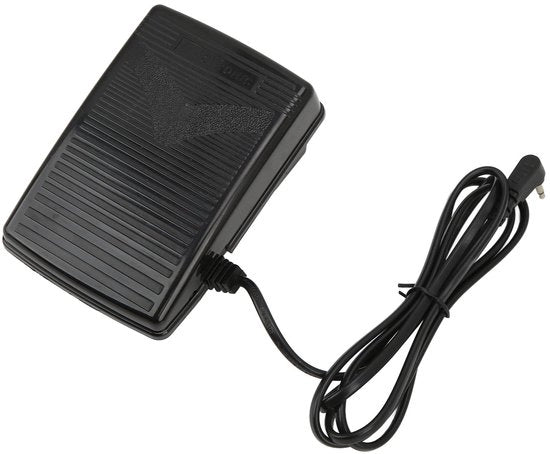 Macchina da cucire Pedale a pedale - Interruttore a pedale - Accessorio di ricambio - Adatto per SC220/6160/6180/5400/XL-400 - 1,5 m Cavo di connessione - Cucire più facile