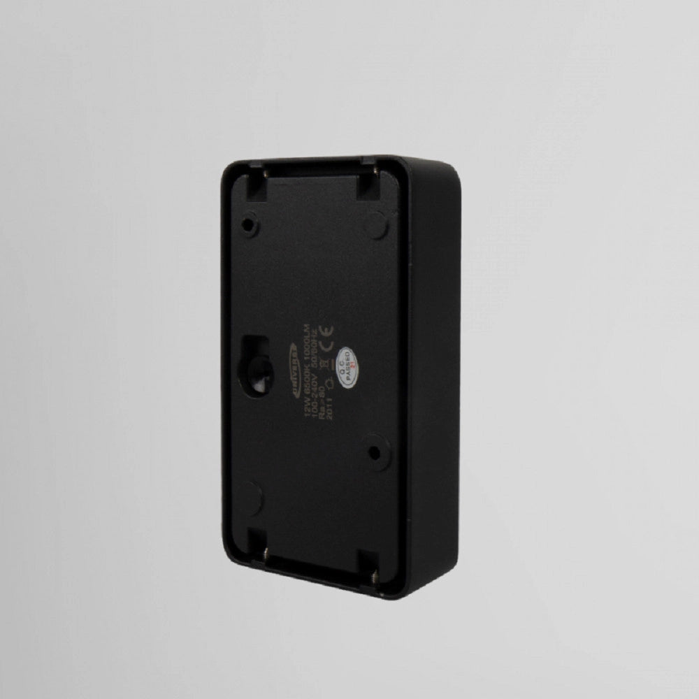 Trade Shop - Segnapasso Da Esterno Faretto 12 Watt Ip65 Nero Luce Calda Fredda Naturale Es62 -