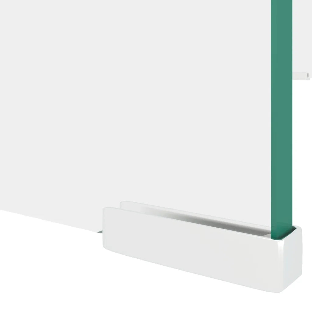 Mobile/Rialzo Porta TV in Vetro-Supporto per TV Trasparente 70x30x13 cm