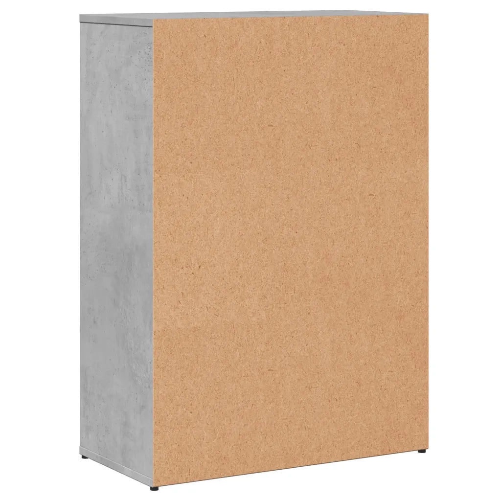 Credenze 2 pz | Madia | Buffet da pranzo | Armadio da pranzo Grigio Cemento 60x30x84 cm in Legno Multistrato