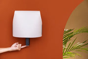 LUANG AP, Applique in Papiro per Interni, Faro Barcelona Colore: Beige