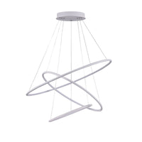 Lampada pendente Modern in Metallo Nola Bianco