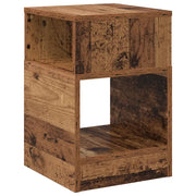 Tavolino | Tavolo laterale Legno vecchio 30,5 x 30 x 45 cm Legno multistrato