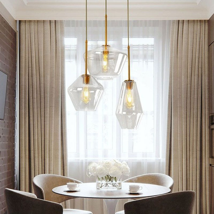 Lampada Da Soffitto Di Vetro APP439-1CP APP440-1CP Transparente