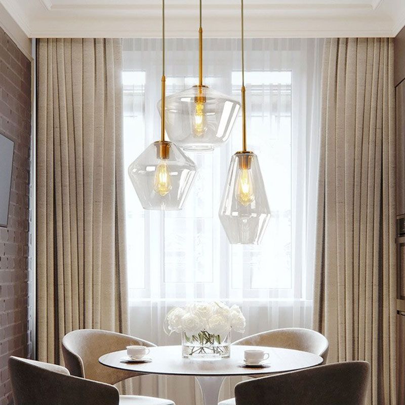 Lampada Da Soffitto Di Vetro APP439-1CP APP440-1CP Transparente