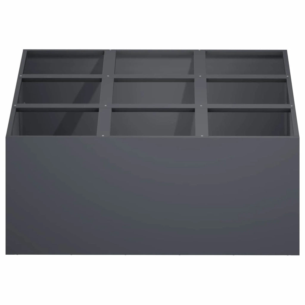 Vaso da giardino Antracite 100 x 100 x 20 cm 8005738