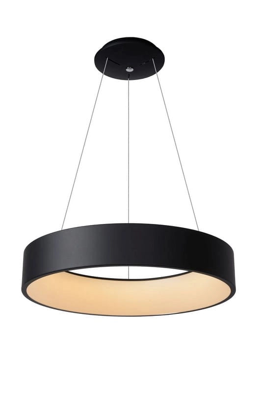 Lampada a sospensione Lucide Talowe LED 39W nera Ø60
