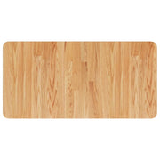 Piano Bagno Marrone Chiaro 80x40x2,5cm Legno Massello Trattato 343038
