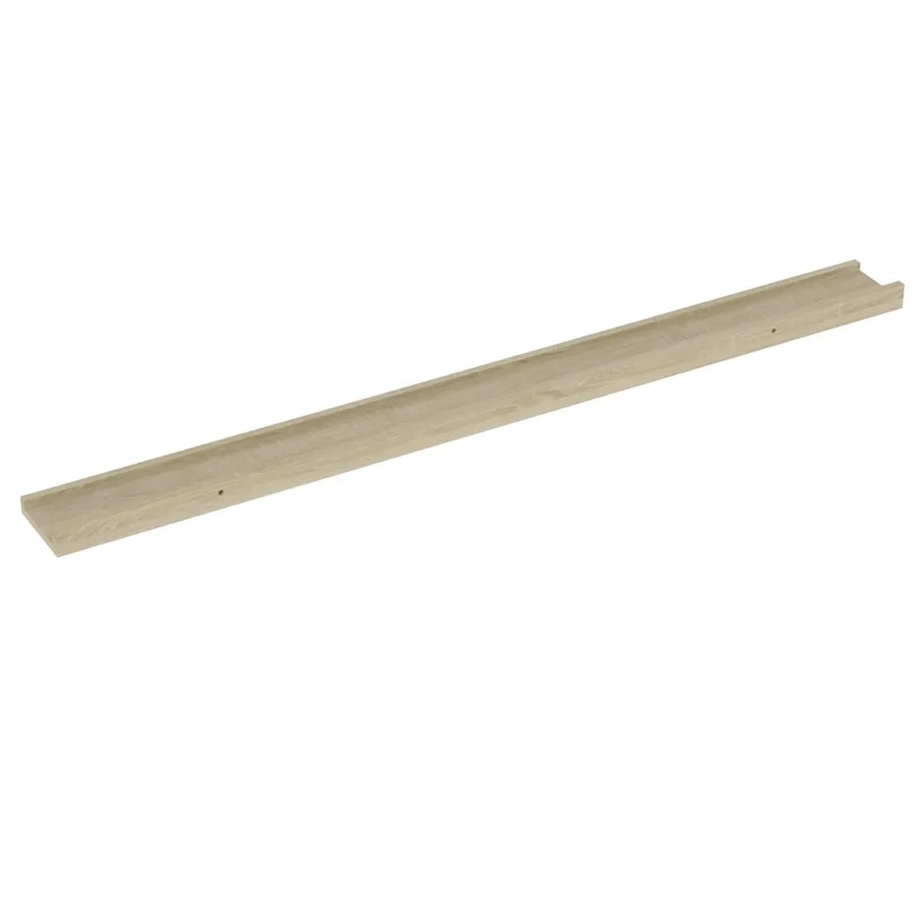 Mensole da Parete 4 pz Rovere Sonoma 100x9x3 cm 326687