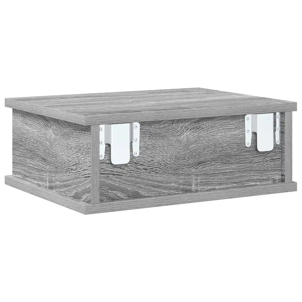 Comodino Grigio Sonoma 40 x 31 x 15 cm Legno ingegnerizzato 891114