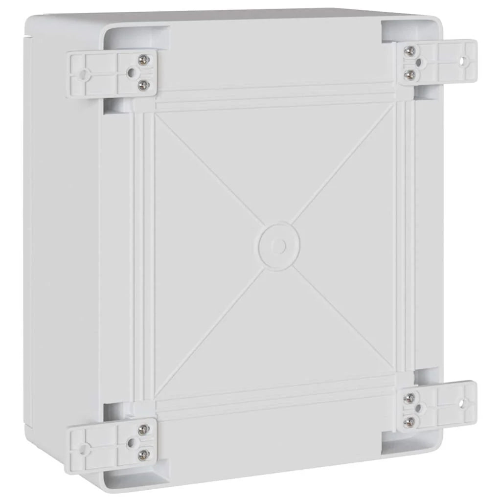 Armadio elettrico moderno per stoccaggio interno/esterno 47 x 20 x 60 cm plastica grigia 02_0058196
