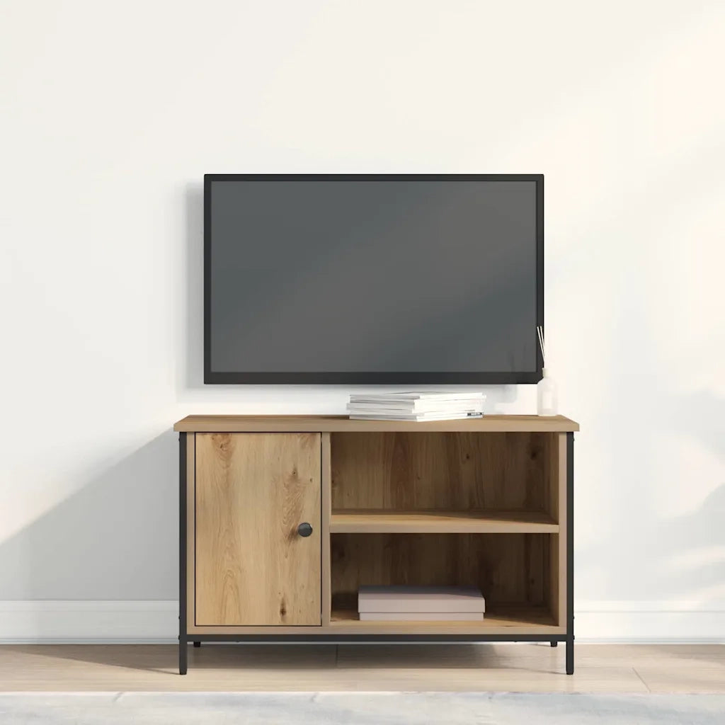 Mobile TV rovere artigianale 80 x 40 x 50 cm Legno multistrato 862143