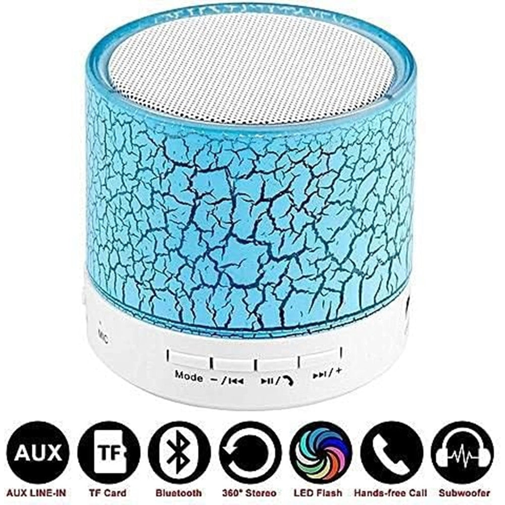 Trade Shop - Mini Altoparlante Bluetooth Con Luce Led Usb Bomboniere Regalo Per Adulti Bambini -
