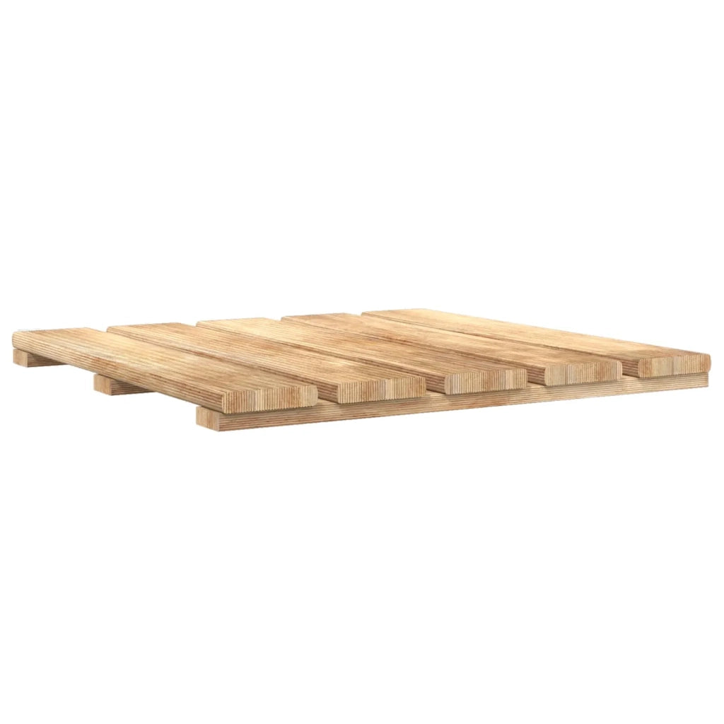 Piastrella per Decking 12 pcs Marrone 50 x 50 cm
