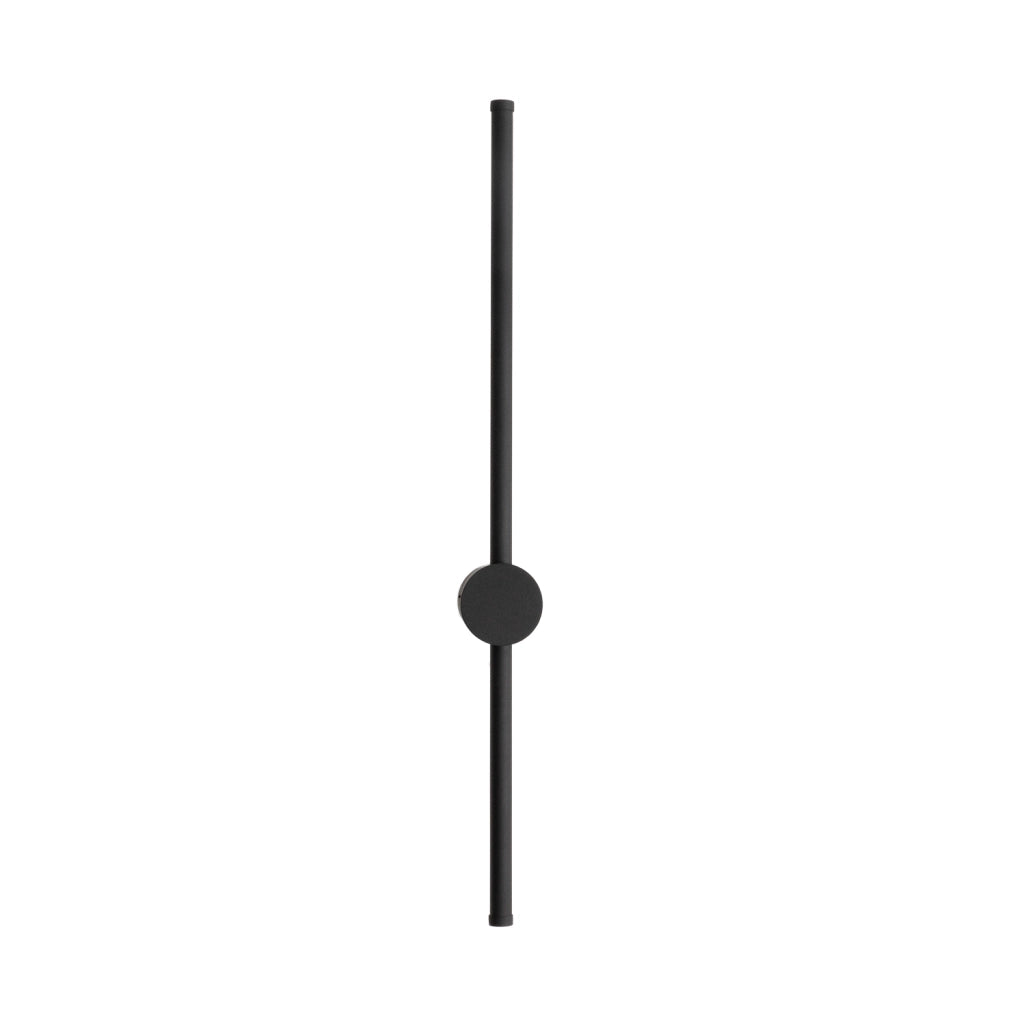 Applique loft minimal nera lineare LED 9W 3000K Maxlight