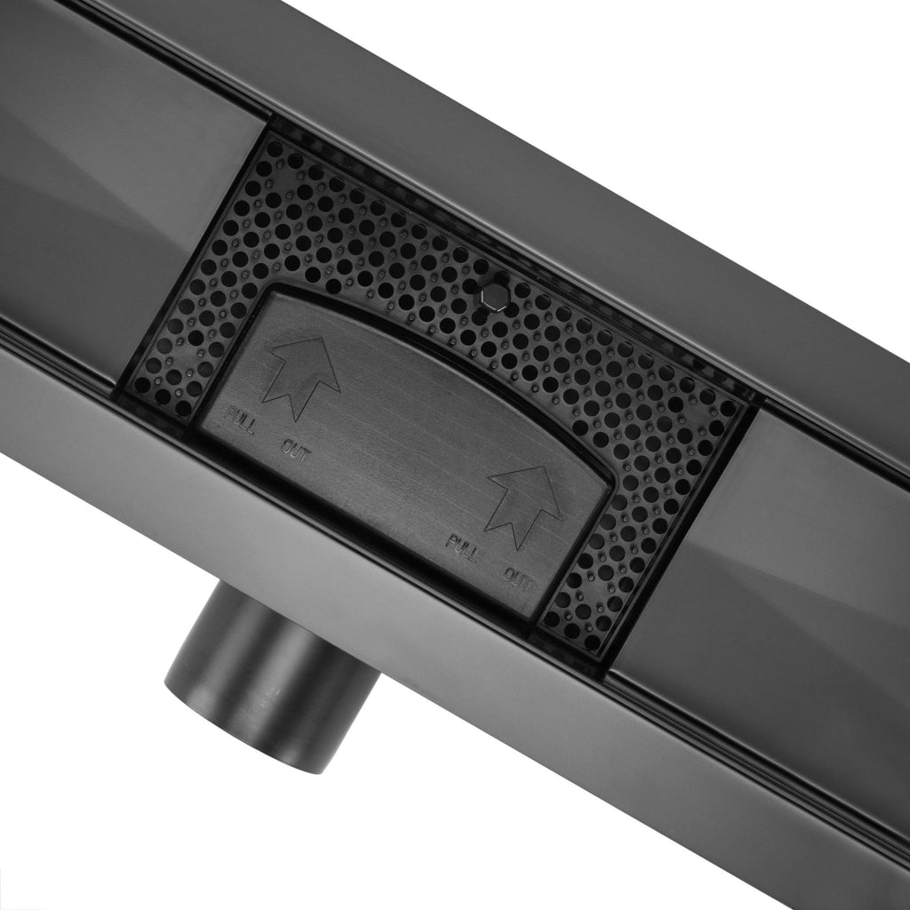 Canalina Di Scarico Neox Black Matt 60