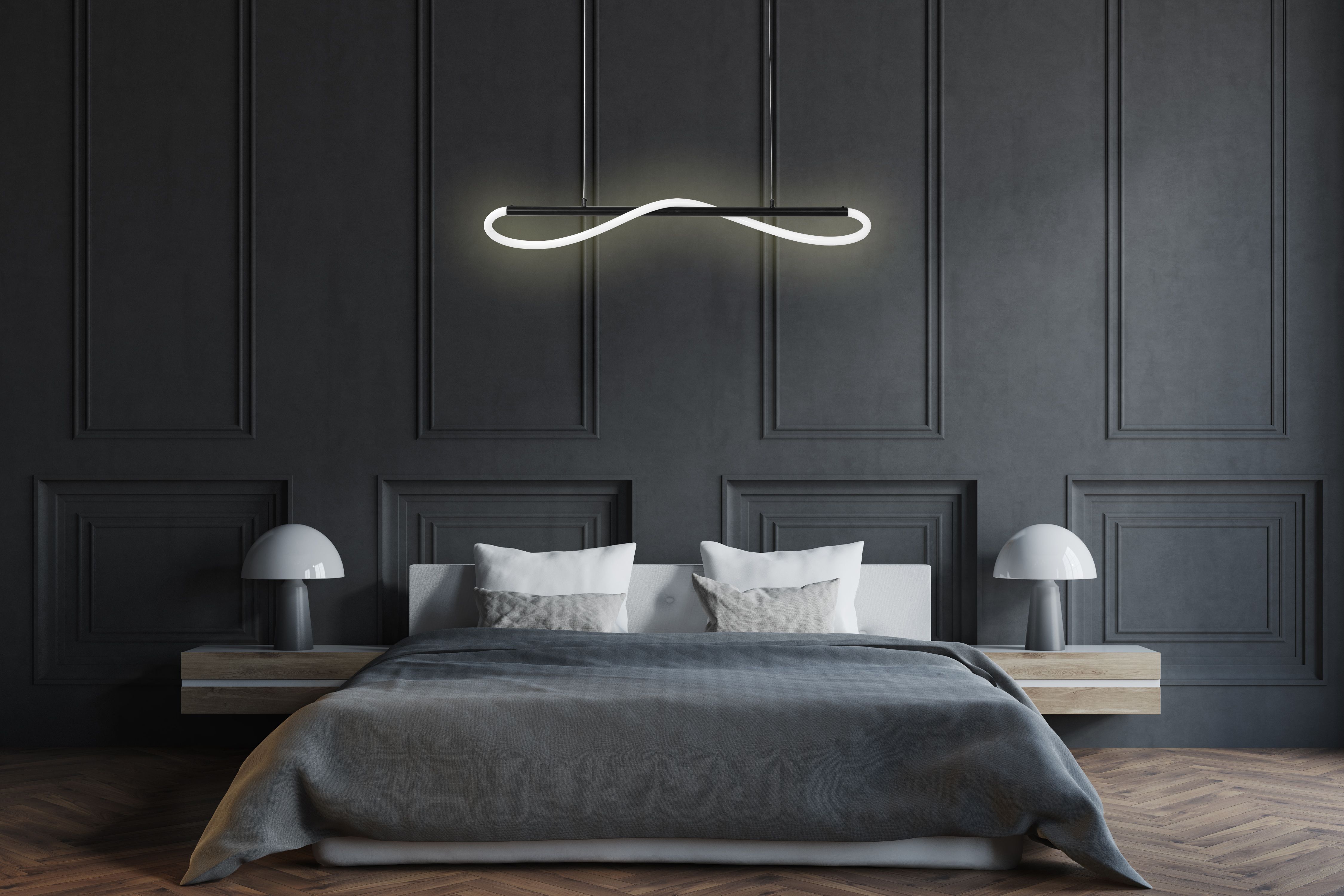 Lampada Led App853-cp Long Black