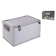Organizer termico pieghevole neo in poliestere colore grigio cm 48x31,5x26,5.