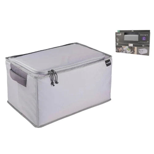Organizer termico pieghevole neo in poliestere colore grigio cm 48x31,5x26,5.