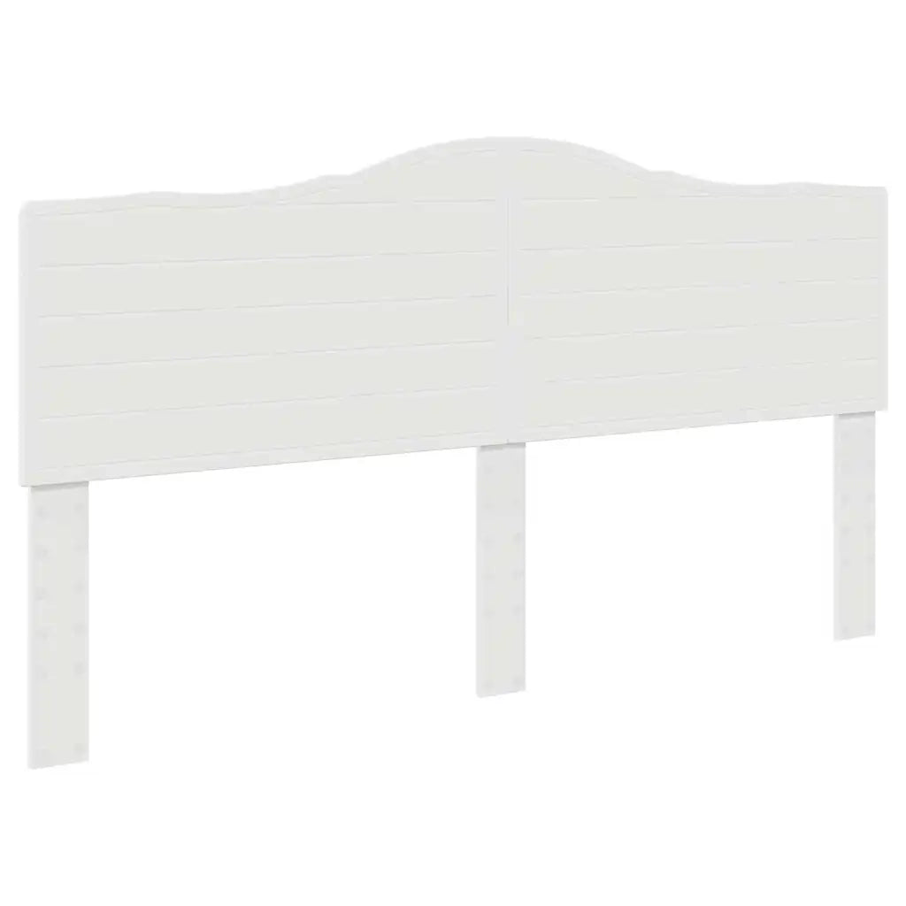 Testiera-Testata-Testiera Decorativa Bianco 200 cm Legno multistrato 682424