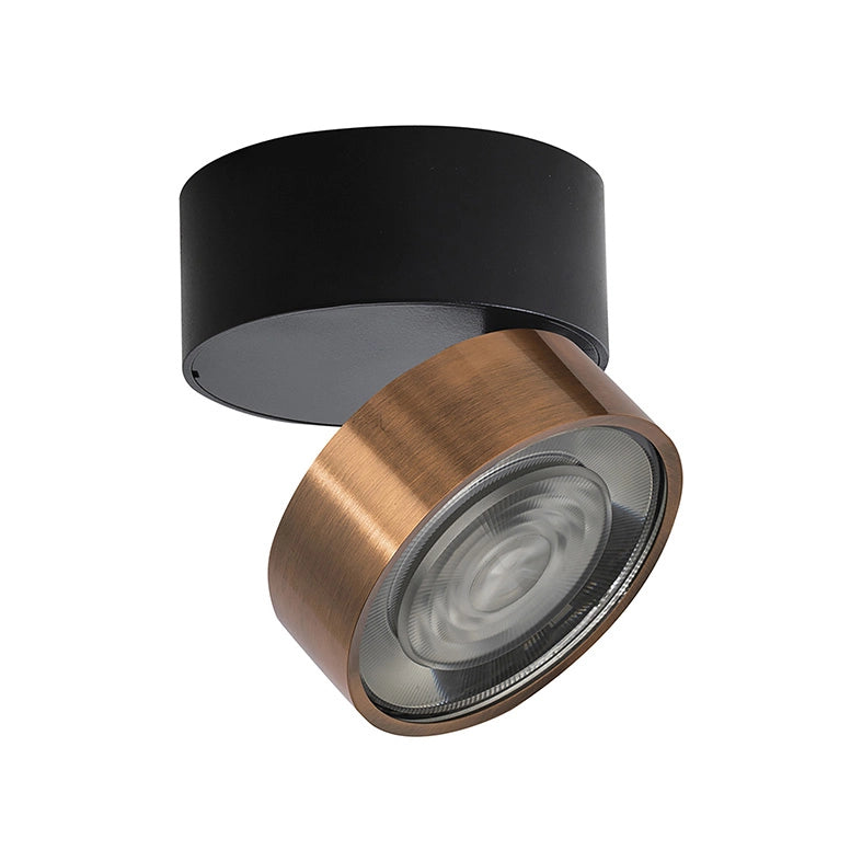 Hole Applique e Plafoniera LED 13W 38° IP20 3000K CRI90 Rame - Rossini Group, Lampada da Parete in Alluminio pressofuso per Interni