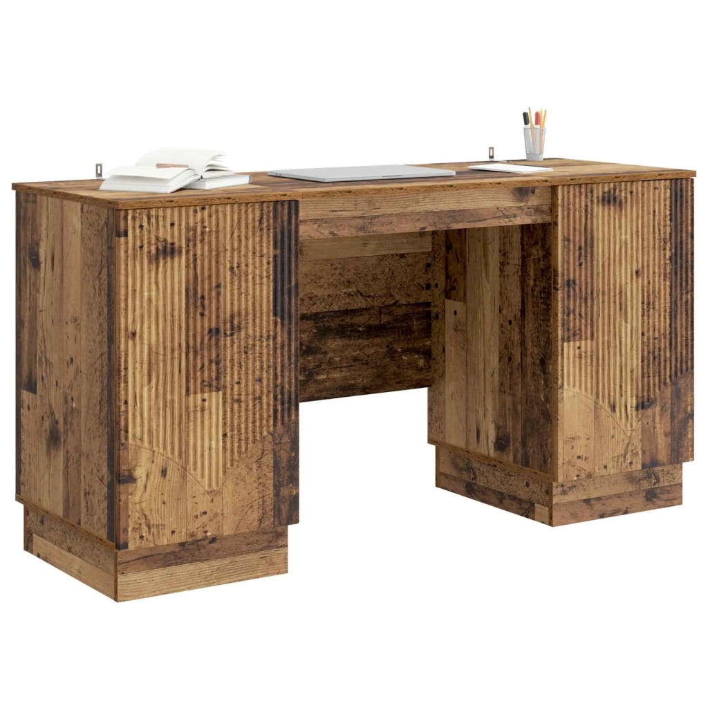 Scrivania Legno antico 142,5 x 50 x 75 cm Legno ingegnerizzato