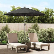Ombrellone da Esterni-Ombrello da giardino con Palo in Alluminio 270 cm Antracite