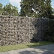 vidaXL Cesto Gabbione con Copertura 300x50x200 cm in Ferro Zincato