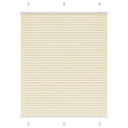 Tenda Plissettata Crema 105x100 cm Larghezza Tessuto 104,4 cm