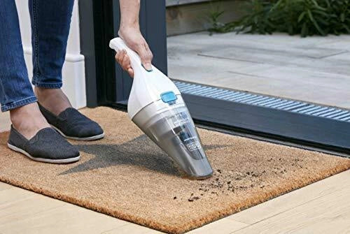 Black & Decker NVC115JL aspirapolvere senza filo Grigio, Bianco Senza sacchetto