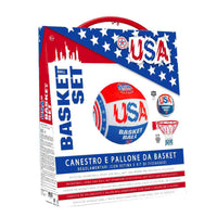 Canestro da Basket Ø 46 cm con Palla USA Multicolore