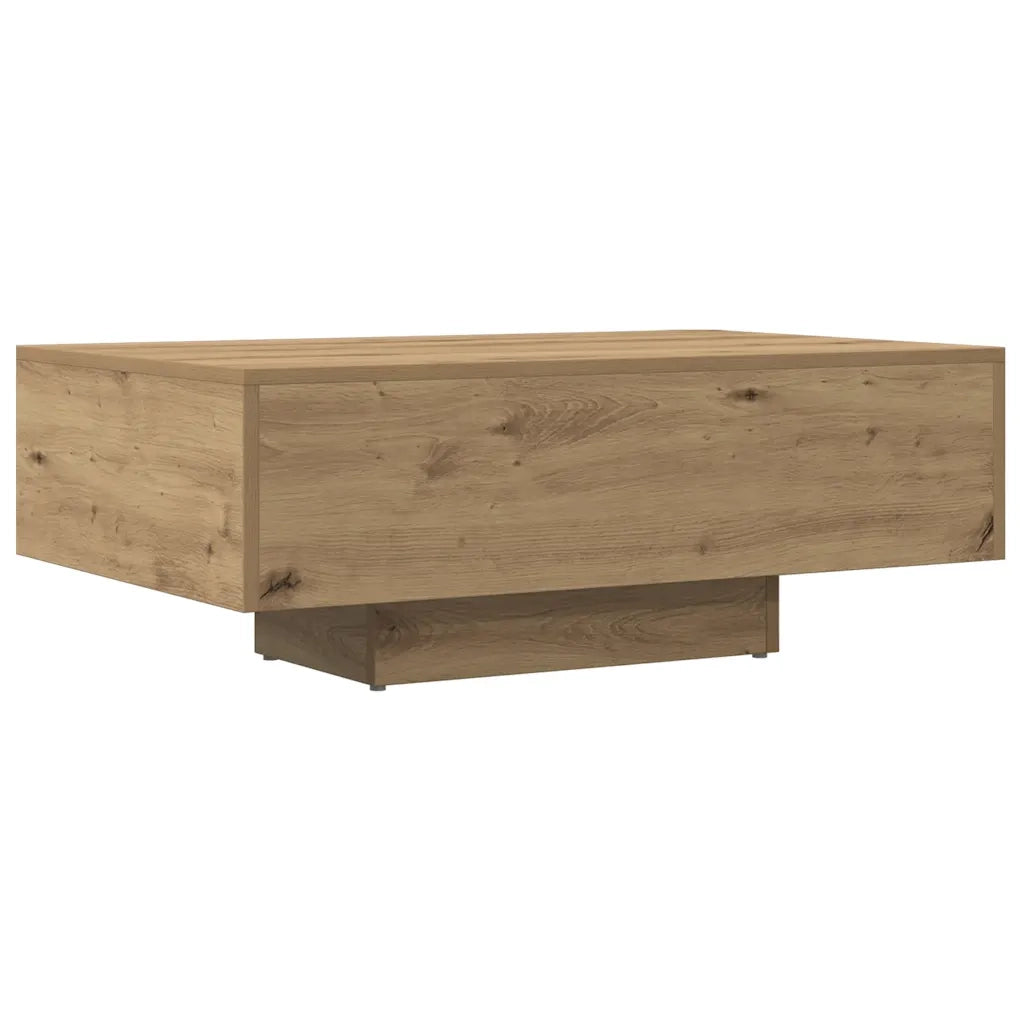 Tavolino Salotto Rovere Artigianale 85x55x31 cm in Truciolato 856403