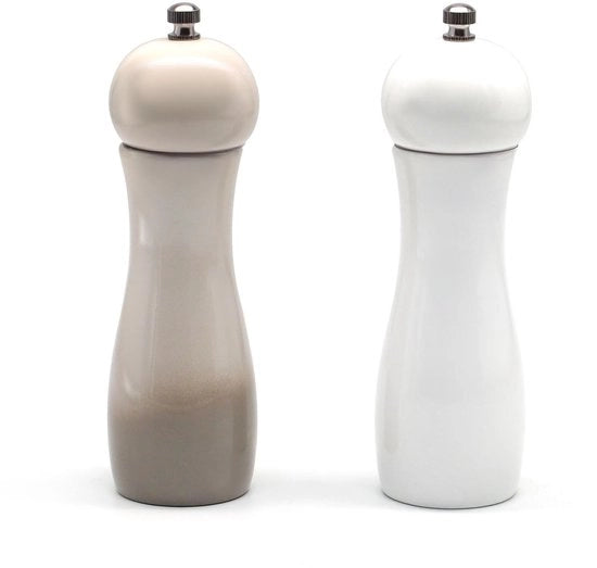 Set di macinacristalli e spezie, macinacristalli e spezie, set di macinacristalli, macinacristalli regolabili in ceramica, macinacristalli e spezie in ceramica, 17*4.7cm