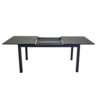 Tavolo Allungabile da Giardino 220/280x100xh75 cm in Alluminio Monterey Antracite