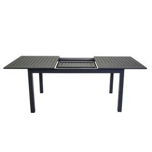 Tavolo Allungabile da Giardino 220/280x100xh75 cm in Alluminio Monterey Antracite