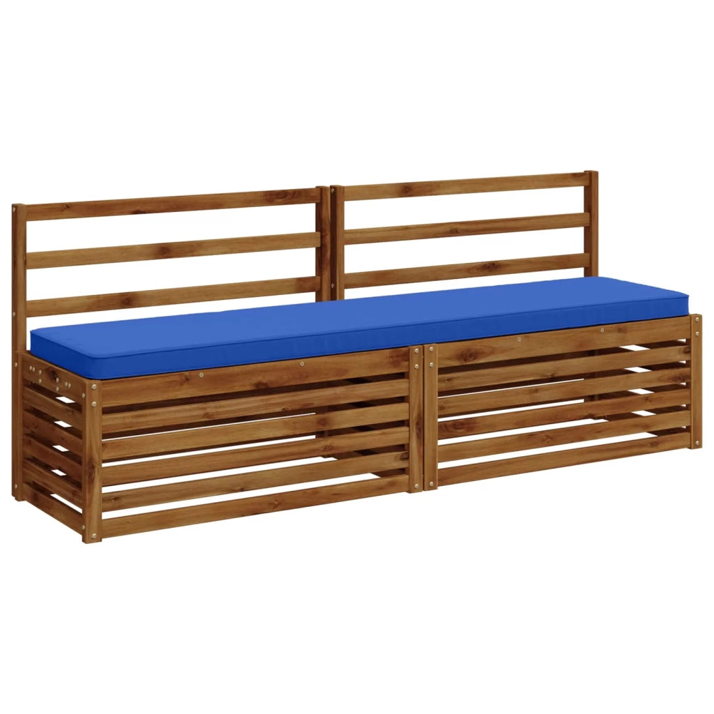 Cuscino per Panchina a 1 Pezzo VUGHT 100% Poliestere Blu Reale 951490