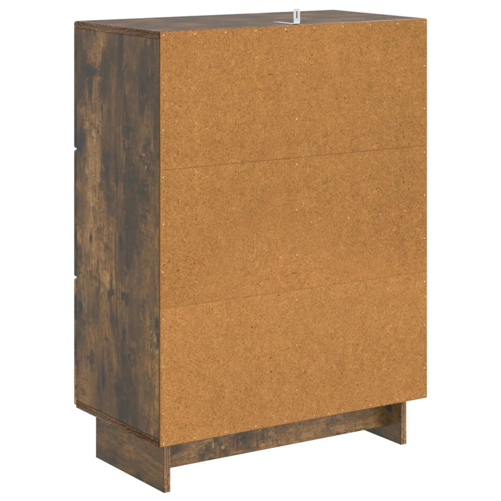 Credenza Rovere Fumo 66 x 34,5 x 90 cm Legno ingegnerizzato
