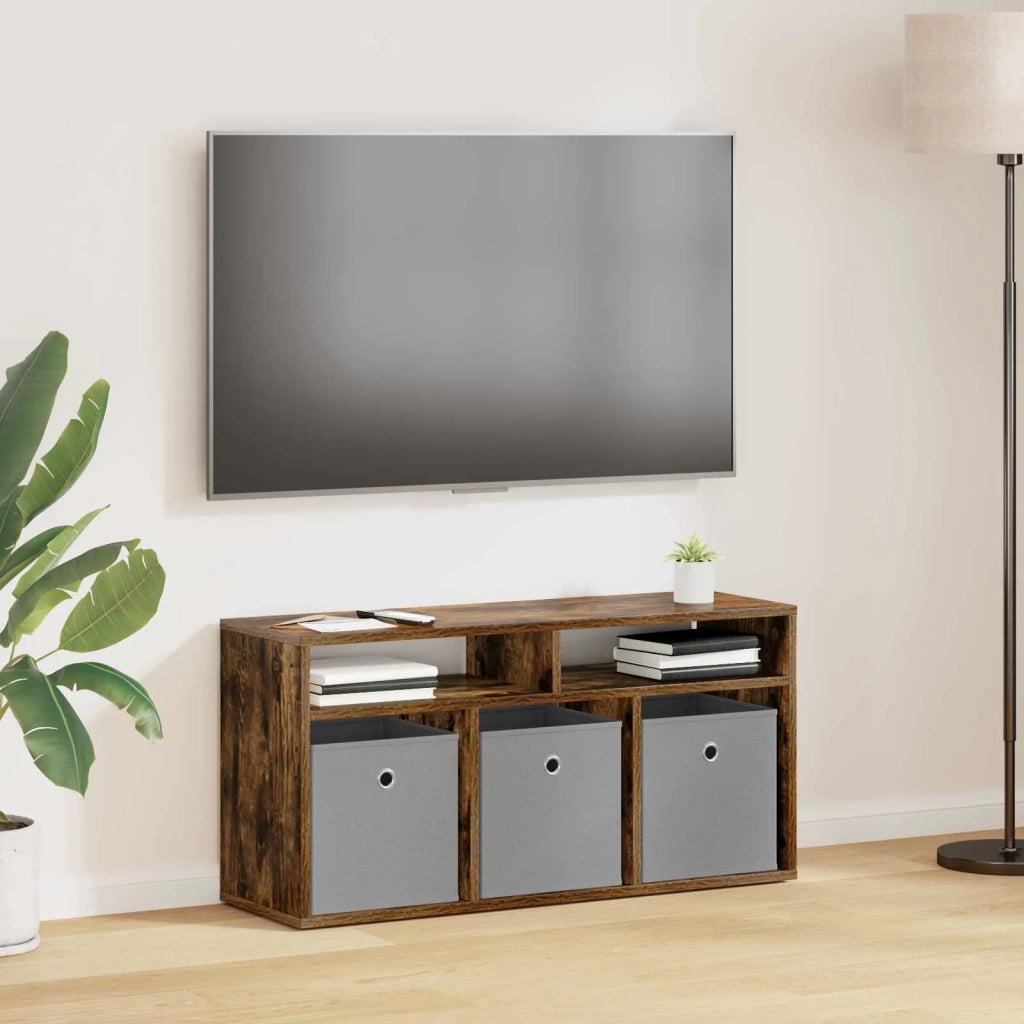 Lowboard con cassetto Rovere fum¨¦ 87 x 27,5 x 43 cm CFW7083303