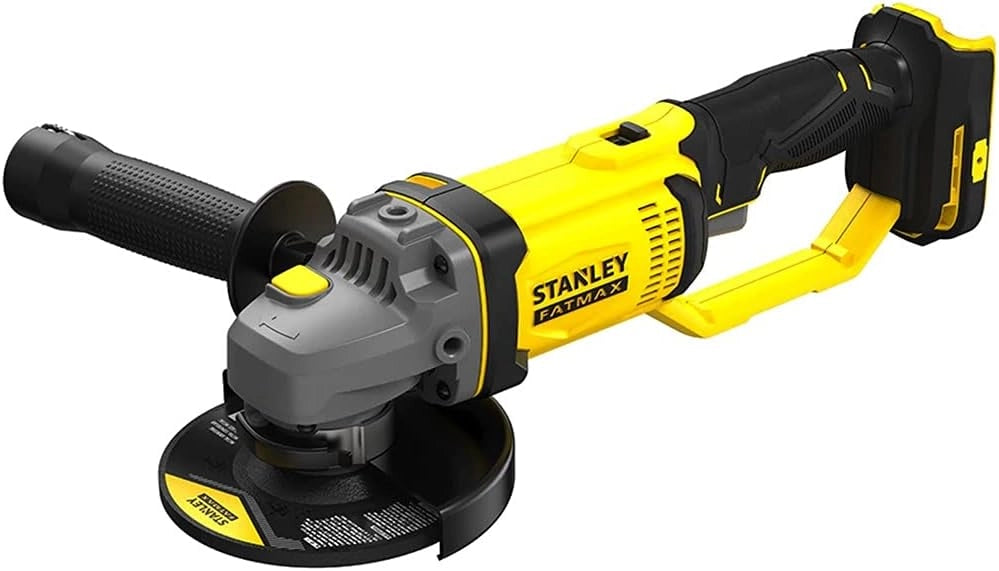Smerigliatrice Angolare STANLEY FatMax SFMCG400M1T (1 Batteria 4,0 Ah + Caricabatteria + TSTAK VI)