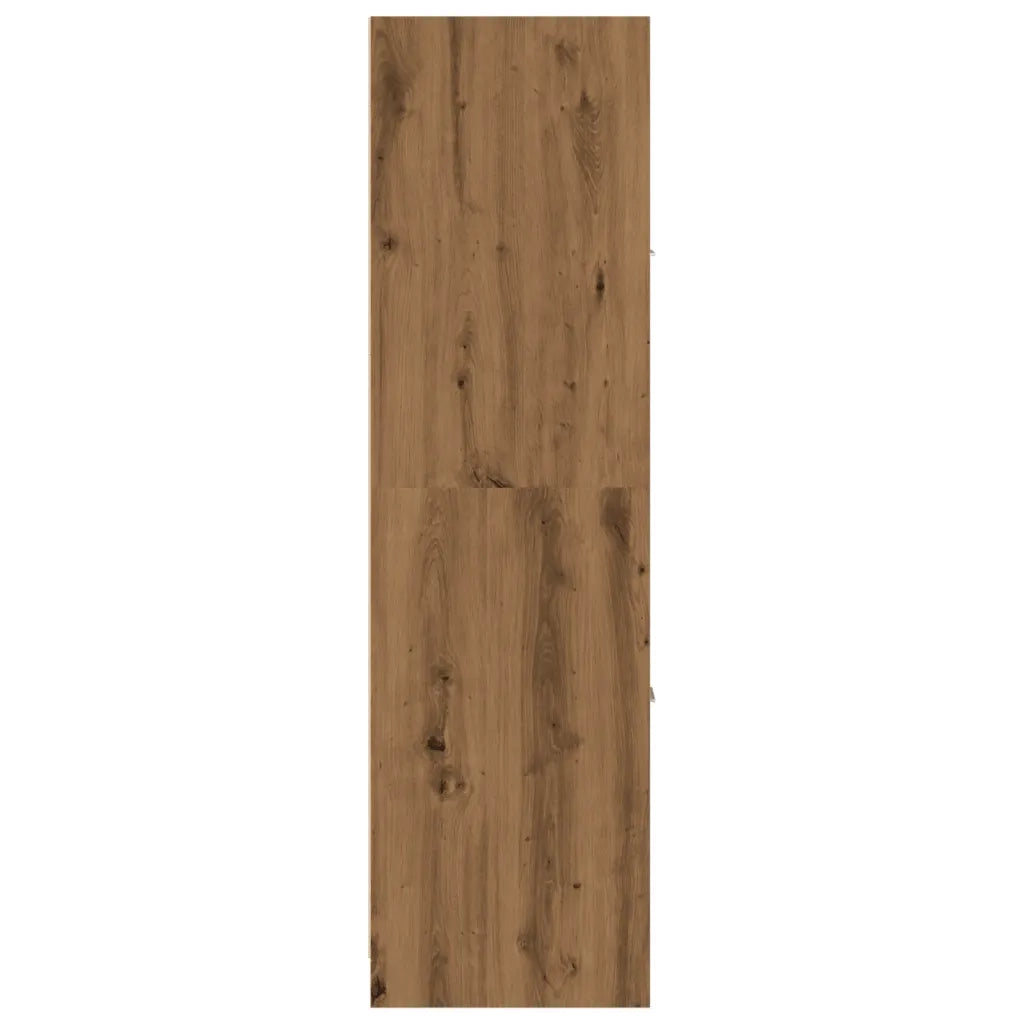 Mobiletto da farmacia funzionale in legno composito 40 x 41 x 144,5 cm stile vintage in legno di rovere lavorato a mano 02_0055666