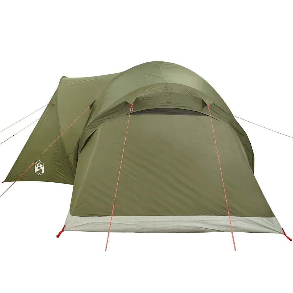 Tenda Familiare a Cupola 6 Persone Verde Oliva Impermeabile 4009464