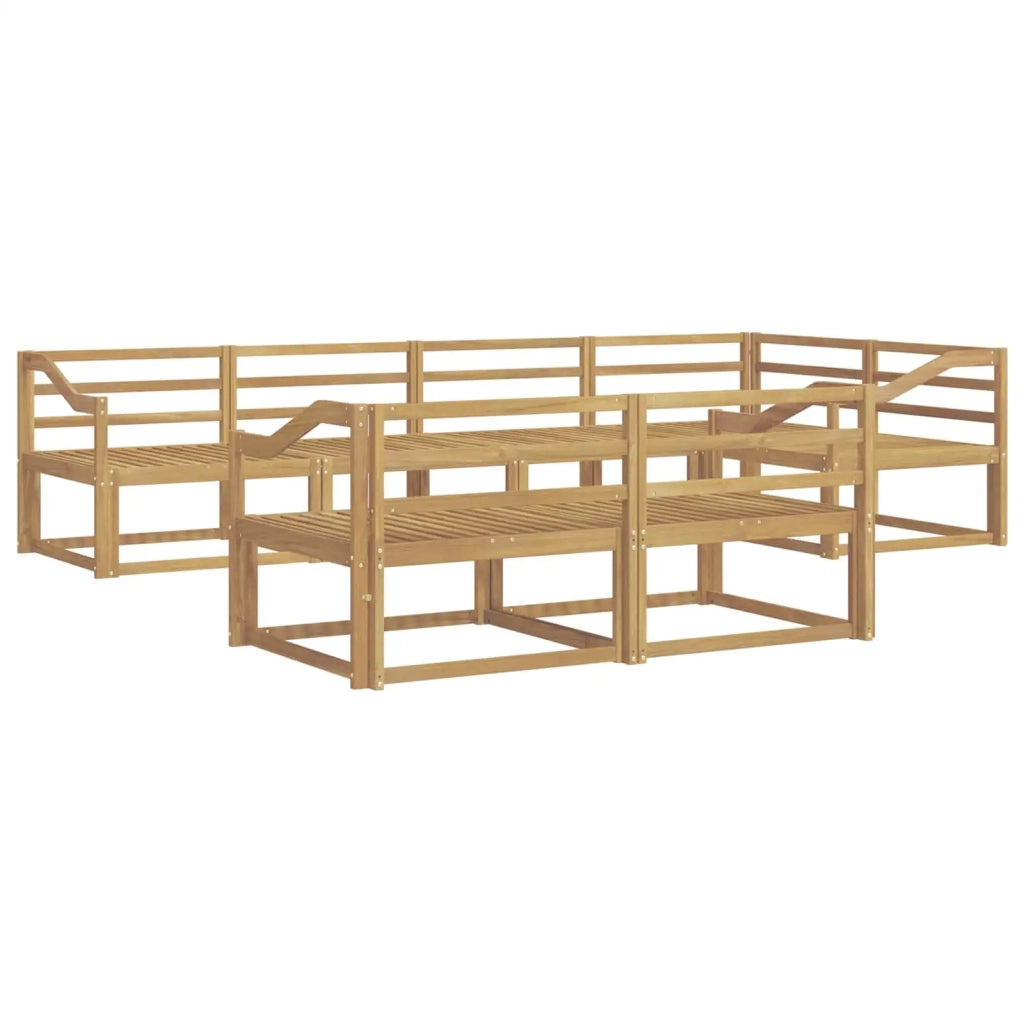Set di divani da esterno 8 pcs Bianco 325 x 166,5 x 73 cm 3386598
