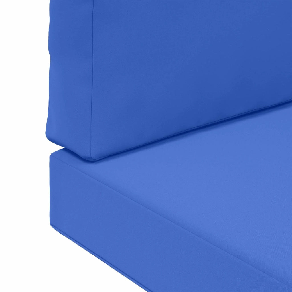 Cuscino per divano da esterno 2 pcs Blu Reale Poliestere