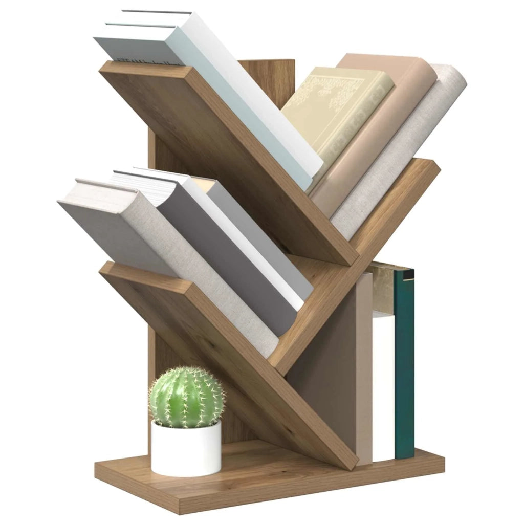 Scaffale per Libri a Forma di Albero 3 Strati 30 x 18 x 40 cm 8012355