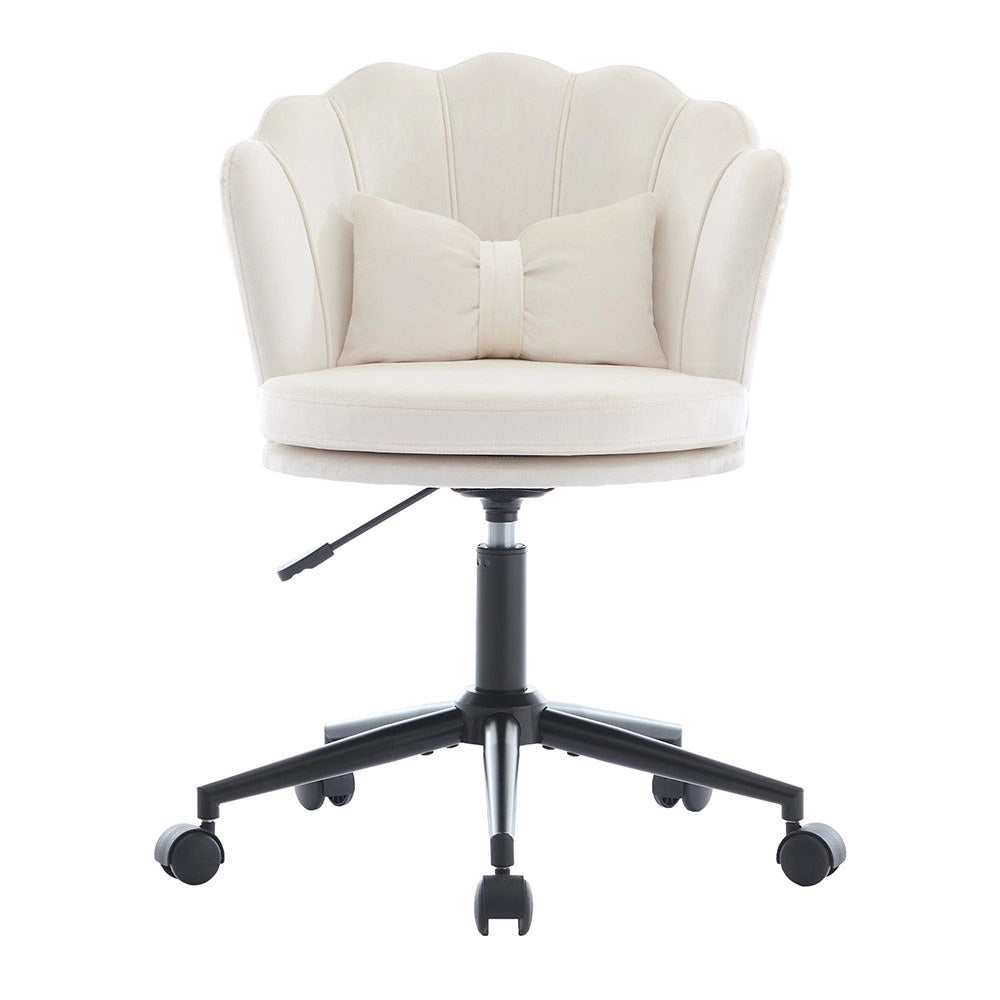 Sgabello Trucco - Xylo - 60??65??130 cm - Schienale a Petalo Grigio